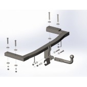 Фаркоп зйомний на OPEL CORSA C 2000-2006